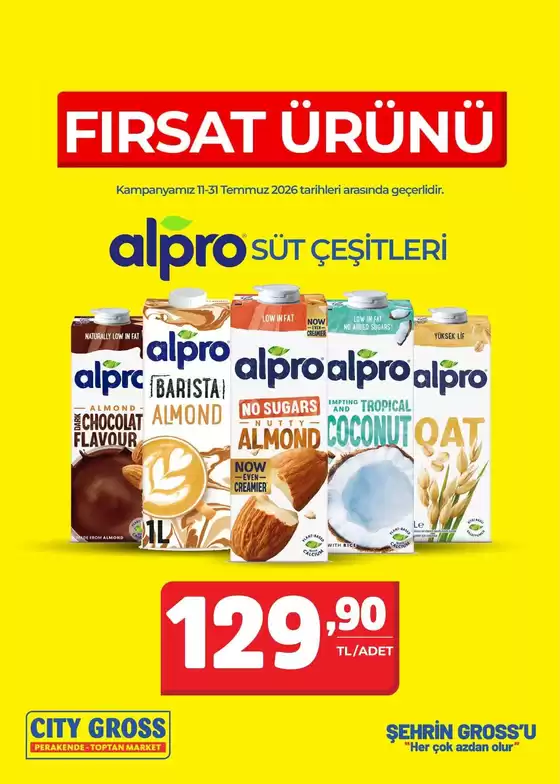 City Gross kataloğu | Tüm müşteriler için en iyi fırsatlar | 2026-07-11T00:00:00.000Z - 2026-07-31T00:00:00.000Z