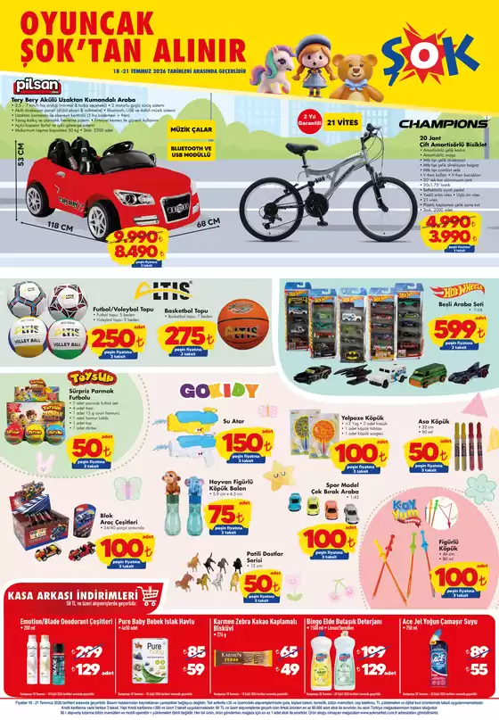 Şok Market kataloğu, Uğurludağ | Şokta Hafta Sonu Firsatlari | 2026-07-18T00:00:00.000Z - 2026-07-21T00:00:00.000Z