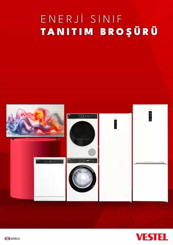 Vestel kataloğu, Kösetarla | Enerji Sınıfı Broşür | 2026-07-21T00:00:00.000Z - 2026-08-04T00:00:00.000Z