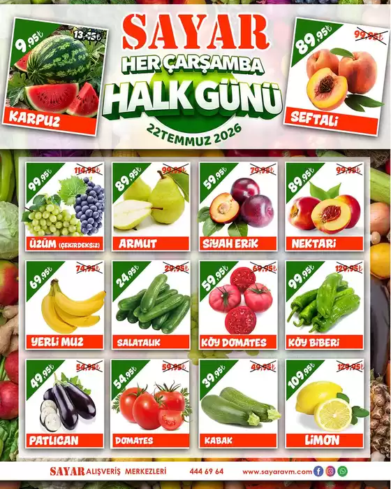Sayar Avm kataloğu | Sayar Avm katalog | 2026-07-22T00:00:00.000Z - 2026-07-22T00:00:00.000Z