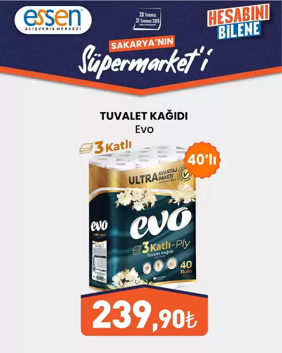 Essen AVM kataloğu | Güncel özel kampanyalar | 2026-07-20T00:00:00.000Z - 2026-07-31T00:00:00.000Z