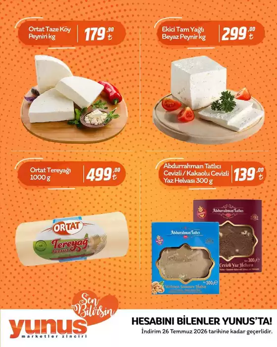 Yunus Market kataloğu | Sizin için özel teklifler | 2026-07-24T00:00:00.000Z - 2026-07-26T00:00:00.000Z