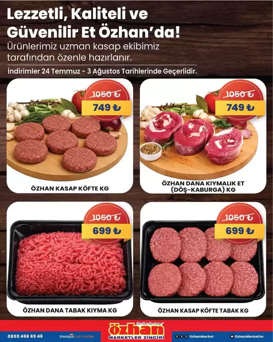 Özhan Market kataloğu | Tüm fırsat avcıları için en iyi teklifler | 2026-07-24T00:00:00.000Z - 2026-08-03T00:00:00.000Z