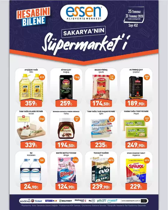 Essen AVM kataloğu | İndirimler ve kampanyalar | 2026-07-25T00:00:00.000Z - 2026-07-31T00:00:00.000Z