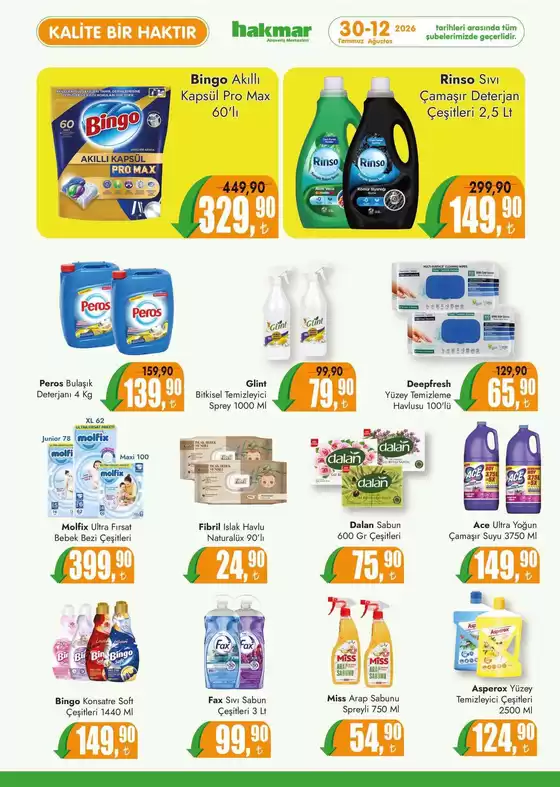 Hakmar kataloğu, Nilüfer | Hakmar katalog | 2026-07-30T00:00:00.000Z - 2026-08-12T00:00:00.000Z