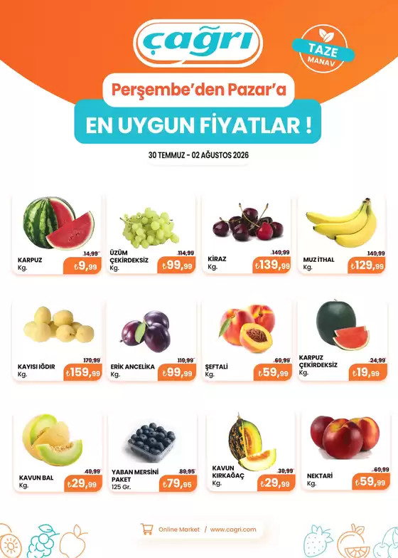 Çağrı Market kataloğu | Müşterilerimiz için özel fırsatlar | 2026-07-30T00:00:00.000Z - 2026-08-02T00:00:00.000Z