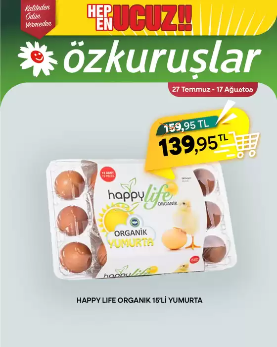 Özkuruşlar kataloğu, Meşelik | Oferta | 2026-07-31T00:00:00.000Z - 2026-08-02T00:00:00.000Z