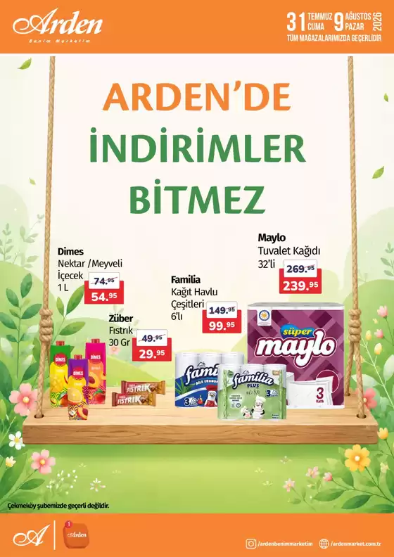 Arden Market kataloğu | En iyi fırsatlarımız | 2026-07-31T00:00:00.000Z - 2026-08-09T00:00:00.000Z