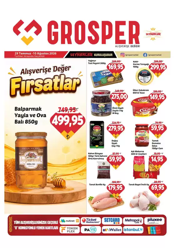 Grosper kataloğu | Tüm fırsat avcıları için en iyi teklifler | 2026-07-29T00:00:00.000Z - 2026-08-10T00:00:00.000Z