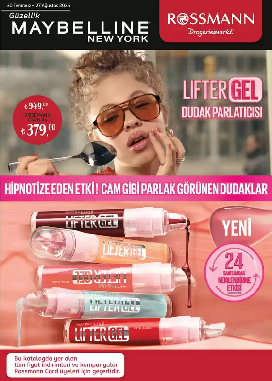 Rossmann kataloğu, Pirinçlik | Agustos guzellik katalogu | 2026-07-30T00:00:00.000Z - 2026-08-27T00:00:00.000Z