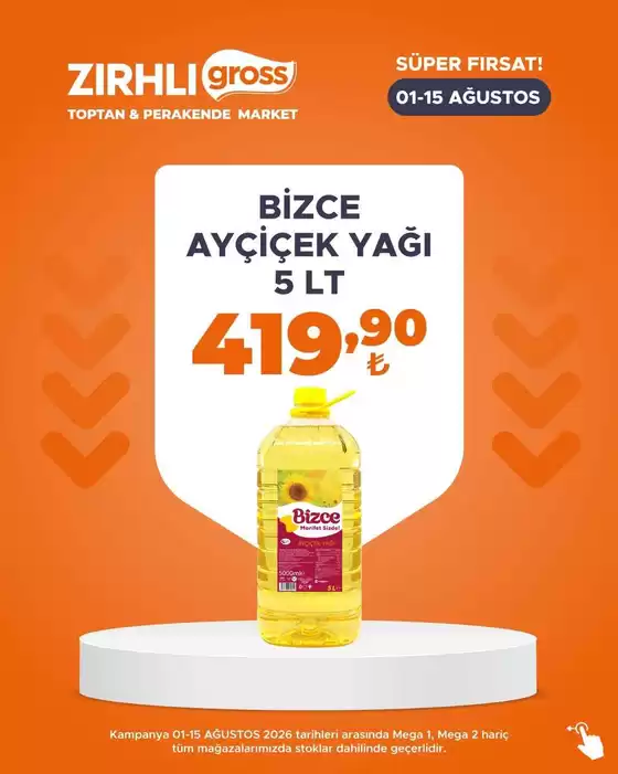 Zırhlı Toptan market kataloğu | Sizin için en iyi tekliflerimiz | 2026-08-01T00:00:00.000Z - 2026-08-15T00:00:00.000Z