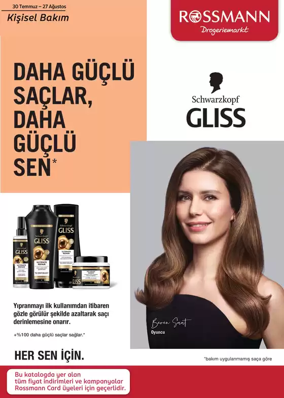 Rossmann kataloğu, Pirinçlik | Agustos kisisel bakim katalogu | 2026-07-30T00:00:00.000Z - 2026-08-27T00:00:00.000Z