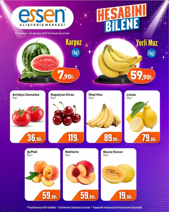Essen AVM kataloğu | Tüm müşteriler için en iyi fırsatlar | 2026-07-31T00:00:00.000Z - 2026-08-02T00:00:00.000Z
