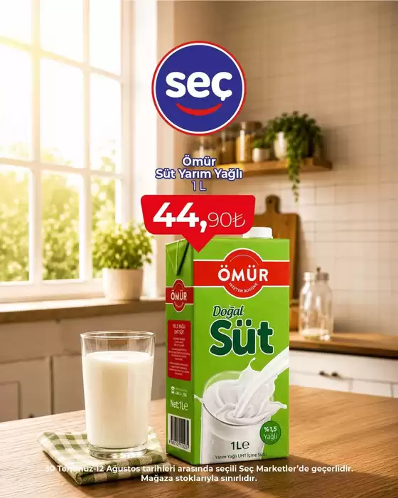Seç Market kataloğu | Tüm müşteriler için harika teklif | 2026-07-30T00:00:00.000Z - 2026-08-12T00:00:00.000Z