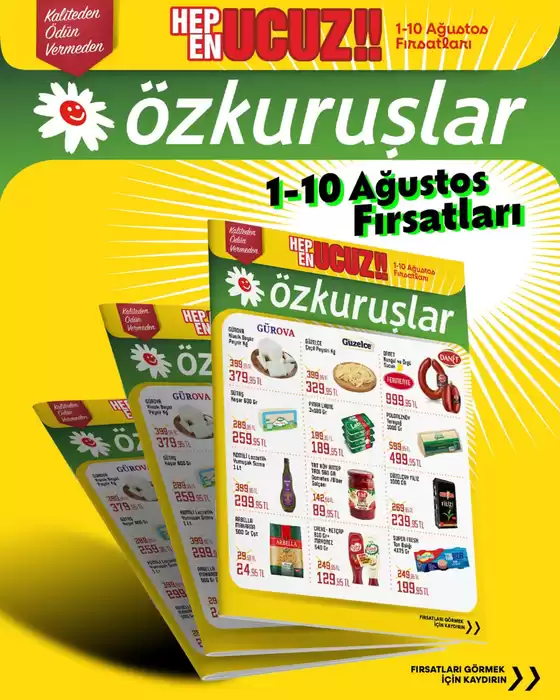 Özkuruşlar kataloğu | Oferta | 2026-08-03T00:00:00.000Z - 2026-08-10T00:00:00.000Z