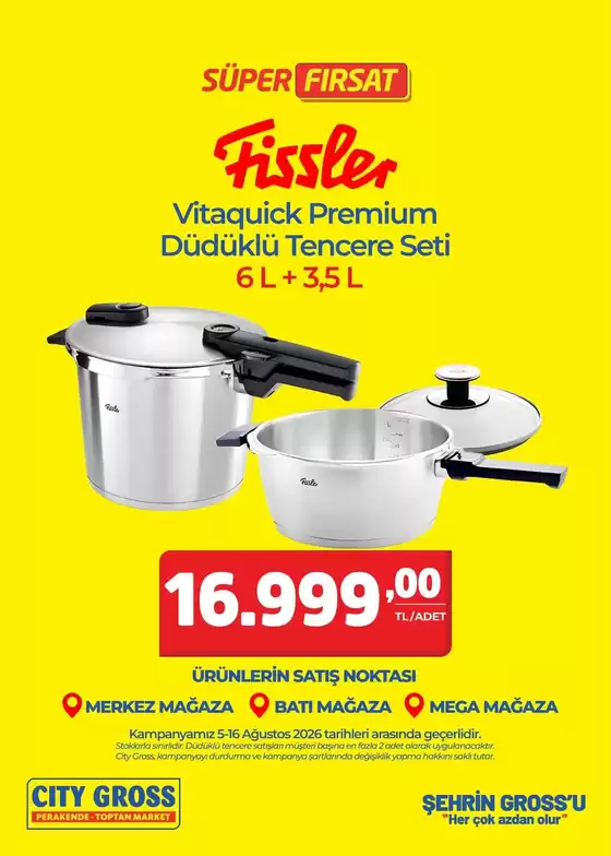City Gross kataloğu, Mavikent | Güncel fırsatlar ve teklifler | 2026-08-05T00:00:00.000Z - 2026-08-16T00:00:00.000Z