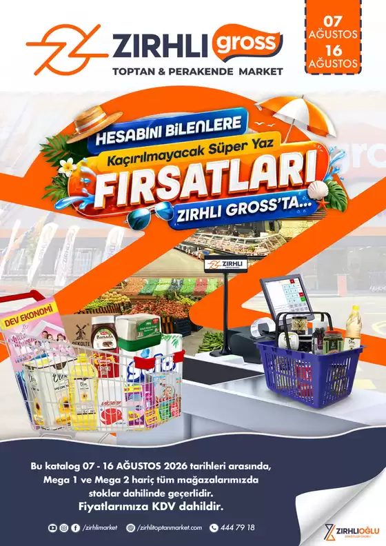 Zırhlı Toptan market kataloğu | 07 16 Agustos Indirimleri 1 | 2026-08-07T00:00:00.000Z - 2026-08-16T00:00:00.000Z