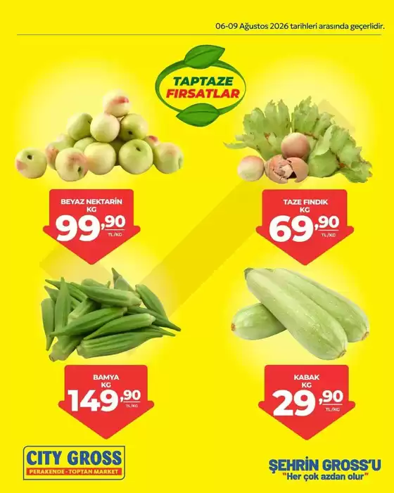 City Gross kataloğu, Oğuzhan | Seçili ürünlerde harika indirimler | 2026-08-06T00:00:00.000Z - 2026-08-09T00:00:00.000Z