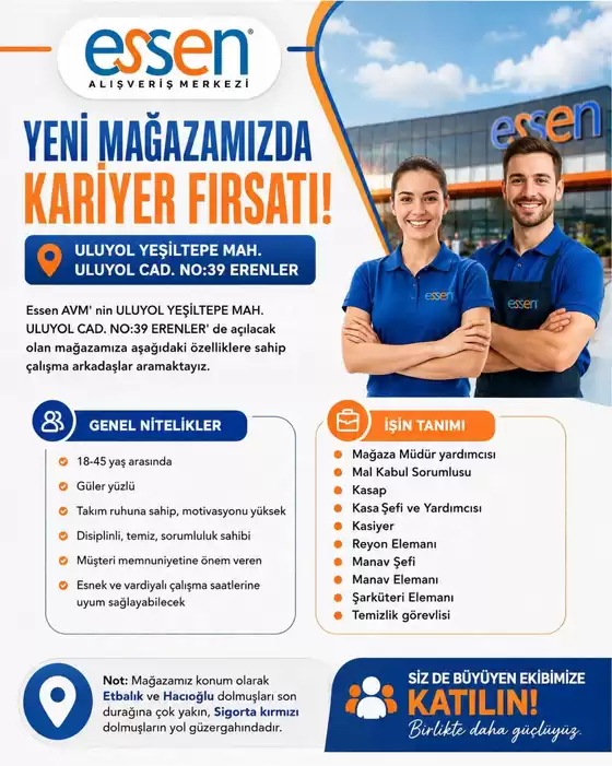 Essen AVM kataloğu | Herkes için cazip özel teklifler | 2026-08-13T00:00:00.000Z - 2026-08-27T00:00:00.000Z
