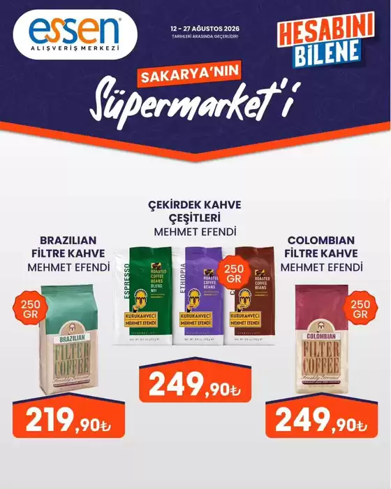 Essen AVM kataloğu | Özel fırsatlar ve indirimler | 2026-08-12T00:00:00.000Z - 2026-08-27T00:00:00.000Z