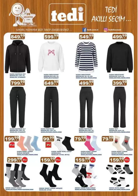 Tedi kataloğu | Tedi katalog | 2026-08-15T00:00:00.000Z - 2026-08-29T00:00:00.000Z
