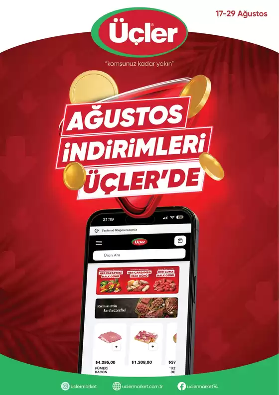 Üçler Market kataloğu, Akbaba | Üçler Market katalog | 2026-08-17T00:00:00.000Z - 2026-08-29T00:00:00.000Z