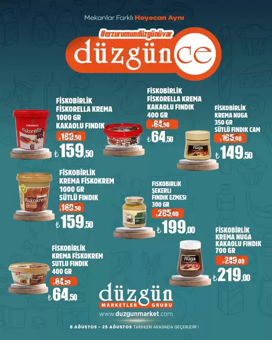 Düzgün Market kataloğu, Akbaba | Oferta | 2026-08-18T00:00:00.000Z - 2026-08-25T00:00:00.000Z