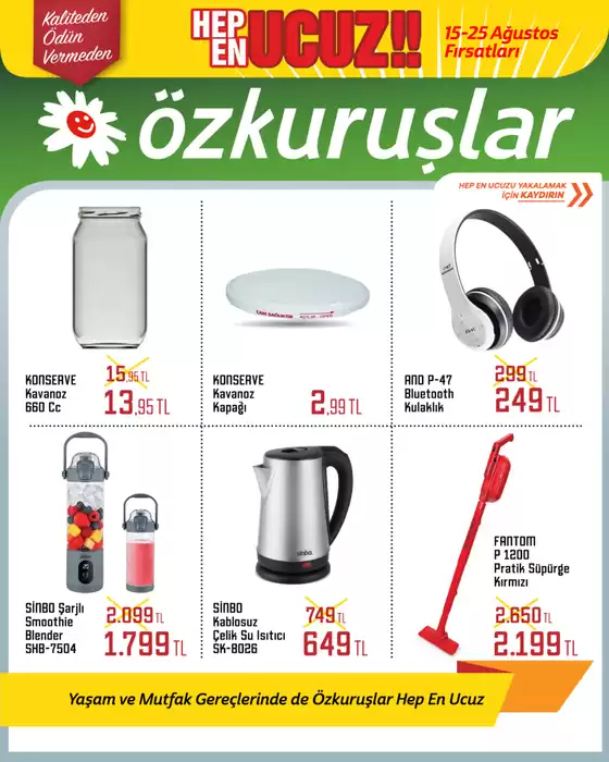 Özkuruşlar kataloğu, Akbaba | Oferta | 2026-08-18T00:00:00.000Z - 2026-08-25T00:00:00.000Z