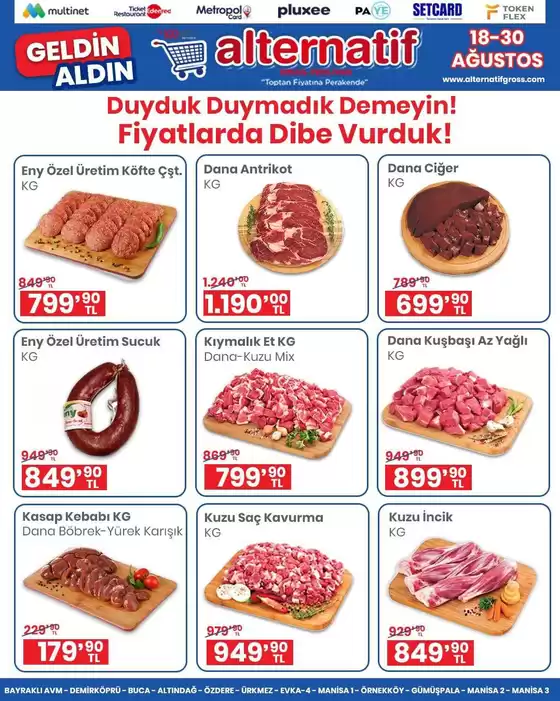 Alternatif kataloğu, Akbaba | Alternatif katalog | 2026-08-18T00:00:00.000Z - 2026-08-30T00:00:00.000Z