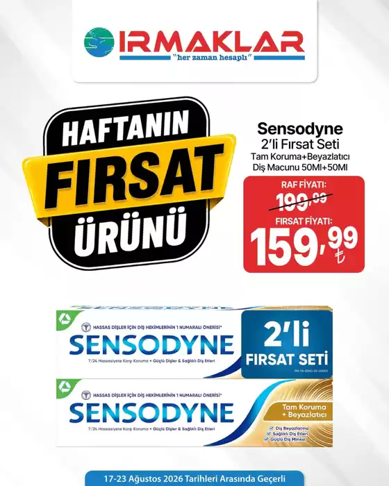 Irmaklar Market kataloğu, Akbaba | Oferta | 2026-08-19T00:00:00.000Z - 2026-08-23T00:00:00.000Z
