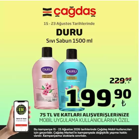 Çağdaş kataloğu, Armutalan | Geniş teklif yelpazesi | 2026-08-15T00:00:00.000Z - 2026-08-23T00:00:00.000Z