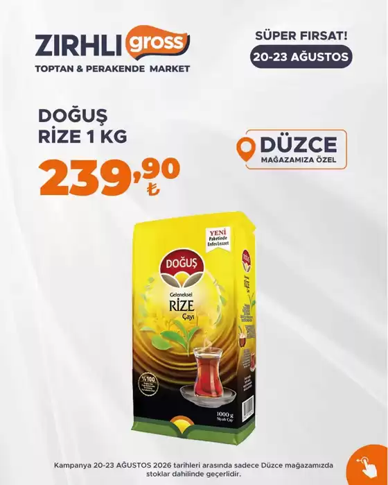 Zırhlı Toptan market kataloğu, Marmaris | İndirimler ve kampanyalar | 2026-08-20T00:00:00.000Z - 2026-08-23T00:00:00.000Z
