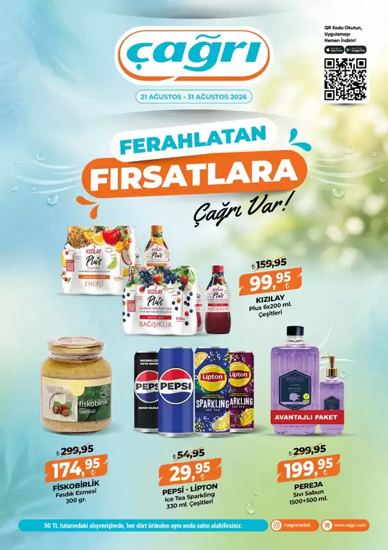 Çağrı Market kataloğu, Marmaris | Çağrı Market katalog | 2026-08-21T00:00:00.000Z - 2026-08-31T00:00:00.000Z