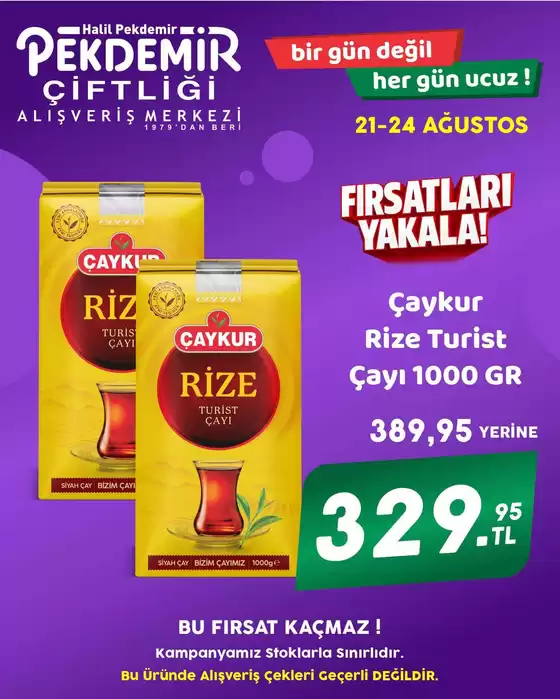 Pekdemir kataloğu | Sizin için en iyi tekliflerimiz | 2026-08-21T00:00:00.000Z - 2026-08-24T00:00:00.000Z