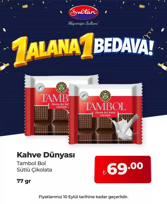 Sultan Market kataloğu | İndirimler ve kampanyalar | 2026-08-21T00:00:00.000Z - 2026-09-10T00:00:00.000Z