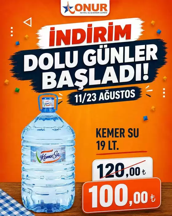 Onur Hipermarketleri kataloğu | Herkes için cazip özel teklifler | 2026-08-11T00:00:00.000Z - 2026-08-23T00:00:00.000Z