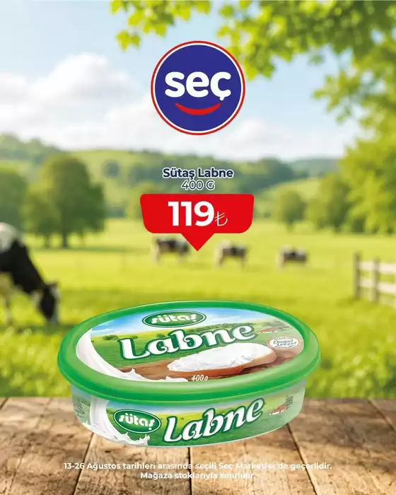 Seç Market kataloğu, Cihanbeyli | Seç Market katalog | 2026-08-13T00:00:00.000Z - 2026-08-26T00:00:00.000Z