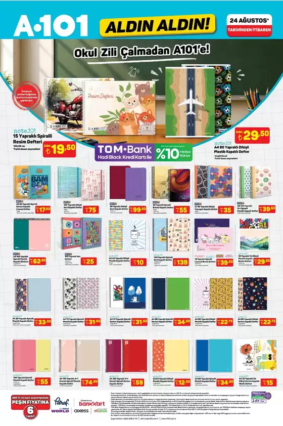A101 kataloğu, Arıkören | A101 27 Ağustos Aldın Aldın Kataloğu | 2026-08-25T00:00:00.000Z - 2026-09-08T00:00:00.000Z
