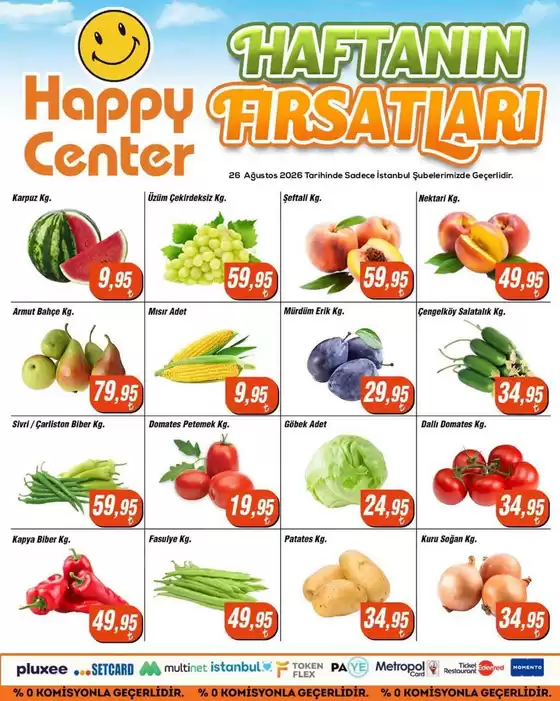 Happy Center kataloğu | Güncel özel kampanyalar | 2026-08-26T00:00:00.000Z - 2026-08-26T00:00:00.000Z