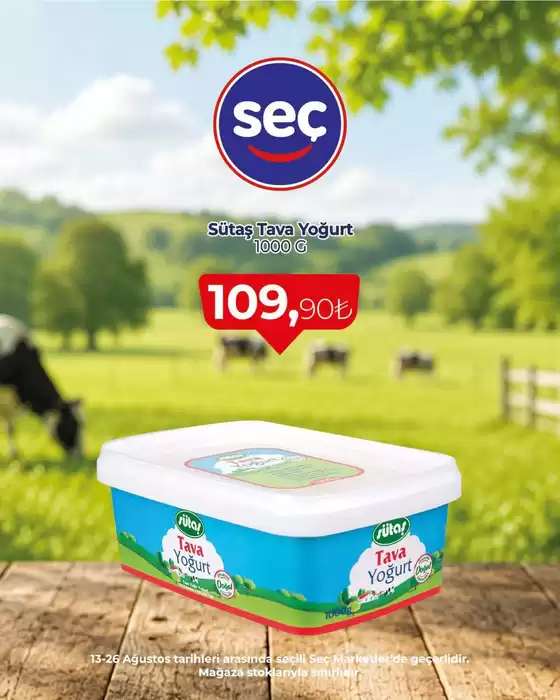Seç Market kataloğu | Sizin için özel teklifler | 2026-08-13T00:00:00.000Z - 2026-08-26T00:00:00.000Z