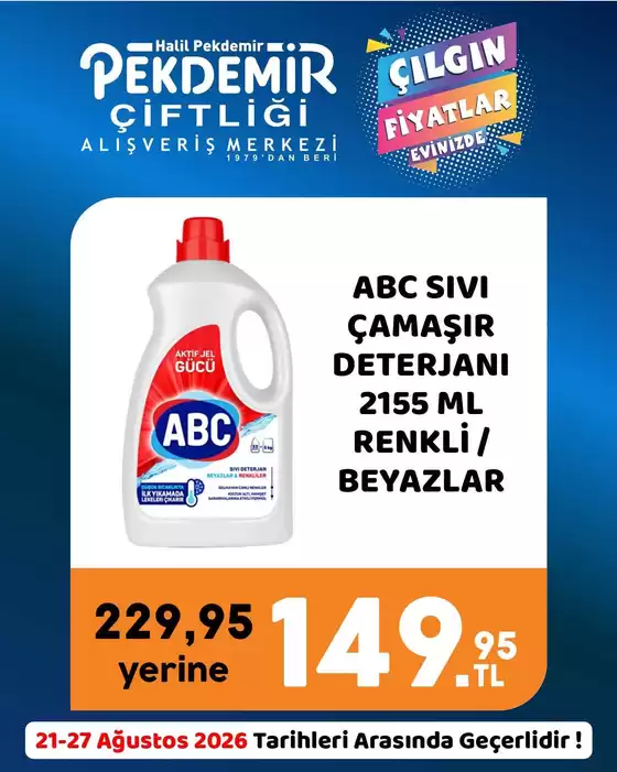 Pekdemir kataloğu, Ula | Müşterilerimiz için özel fırsatlar | 2026-08-21T00:00:00.000Z - 2026-08-27T00:00:00.000Z