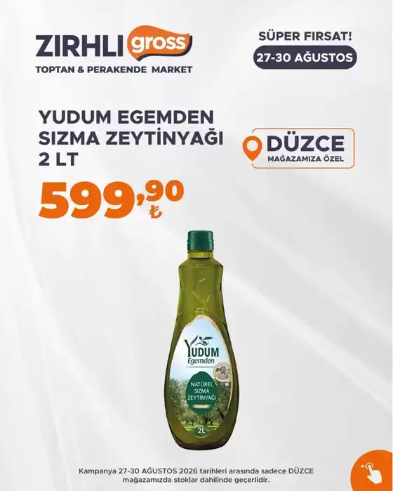 Zırhlı Toptan market kataloğu | Özel fırsatlar ve indirimler | 2026-08-27T00:00:00.000Z - 2026-08-30T00:00:00.000Z