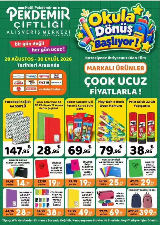 Pekdemir kataloğu | Herkes için cazip özel teklifler | 2026-08-28T00:00:00.000Z - 2026-09-30T00:00:00.000Z