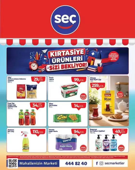 Seç Market kataloğu | Tüm fırsat avcıları için en iyi teklifler | 2026-08-28T00:00:00.000Z - 2026-09-11T00:00:00.000Z