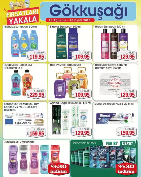 Gökkuşağı Market kataloğu | Oferta | 2026-08-28T00:00:00.000Z - 2026-09-10T00:00:00.000Z