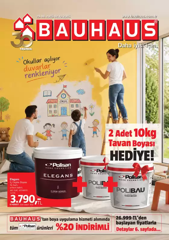 Bauhaus kataloğu, Yağlıdere | Bauhaus katalog | 2026-08-29T00:00:00.000Z - 2026-10-02T00:00:00.000Z