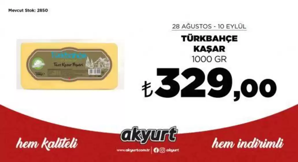 Akyurt Süpermarket kataloğu | Akyurt Süpermarket katalog | 2026-08-28T00:00:00.000Z - 2026-09-10T00:00:00.000Z