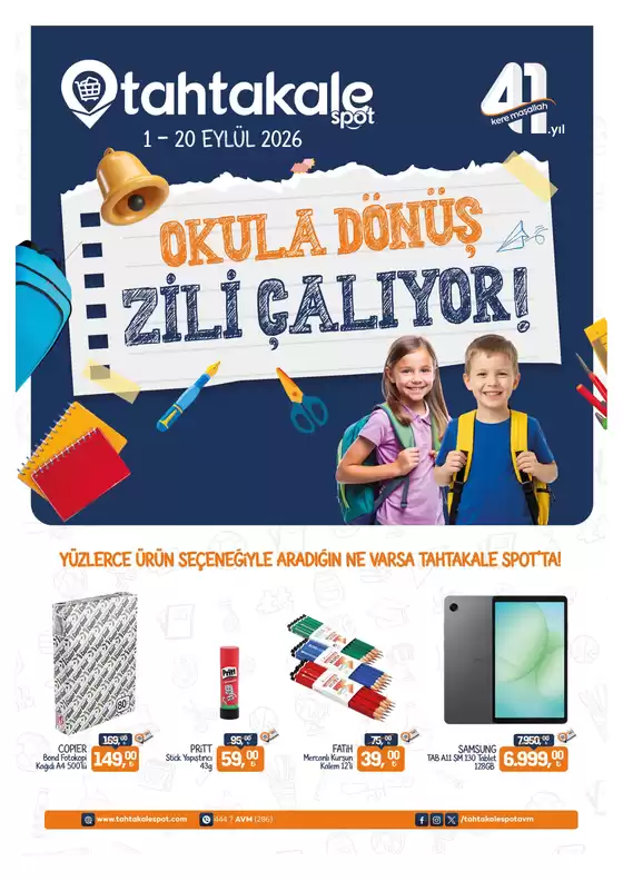 Tahtakale Spot kataloğu | 2026 eylul | 2026-09-01T00:00:00.000Z - 2026-09-20T00:00:00.000Z