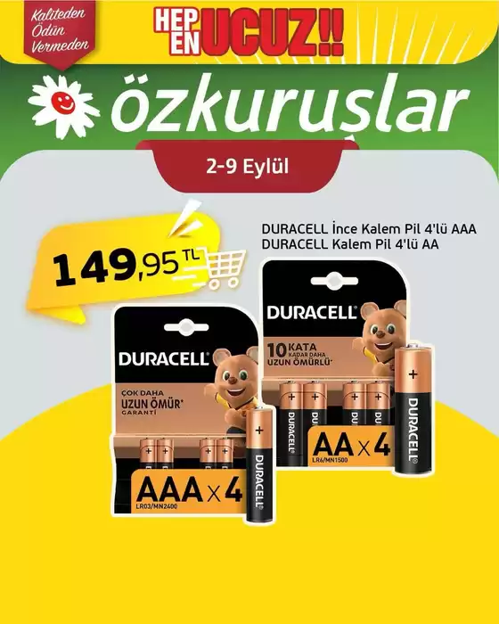 Özkuruşlar kataloğu | Özkuruşlar katalog | 2026-09-02T00:00:00.000Z - 2026-09-09T00:00:00.000Z