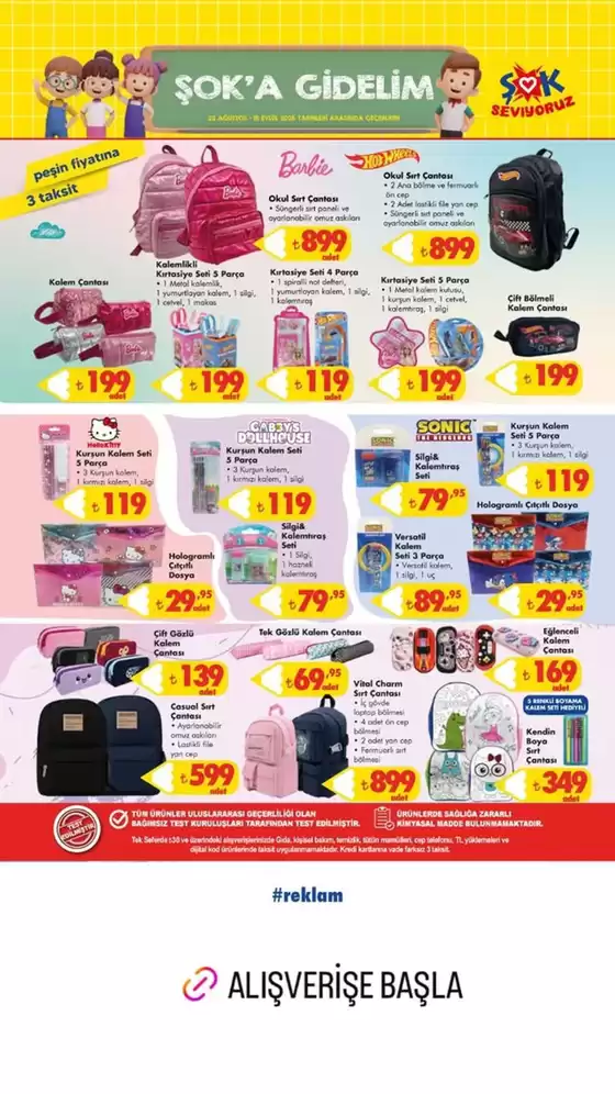 Şok Market kataloğu, Sapanca | Oferta | 2026-09-02T00:00:00.000Z - 2026-09-15T00:00:00.000Z